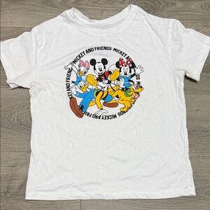 Disney White Kids Mickey & Friends Graphic Tee